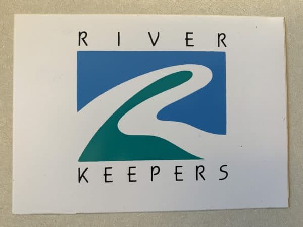 old river keepers logo bumper sticker