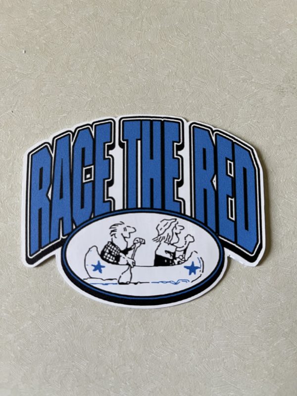 Race the Red Vinyl Sticker